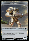 Goblin // Construct Double-Sided Token [Dominaria Remastered Tokens]