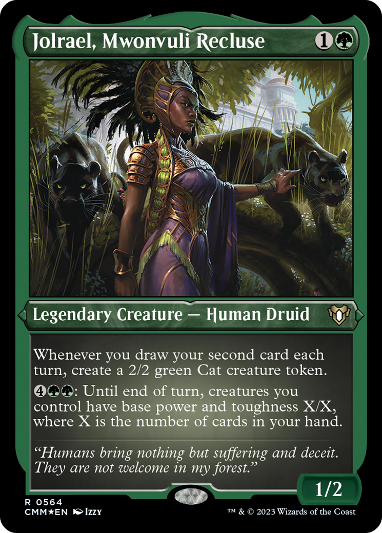 Jolrael, Mwonvuli Recluse (Foil Etched) [Commander Masters]