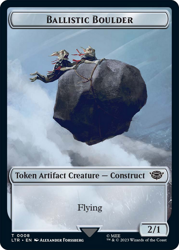 Ballistic Boulder (TLTR-008) - Tales of Middle-earth Tokens Foil