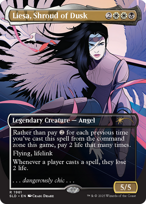 Liesa, Shroud of Dusk (Rainbow Foil) [Secret Lair Drop Series]