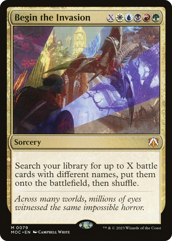 Begin the Invasion [March of the Machine Commander]