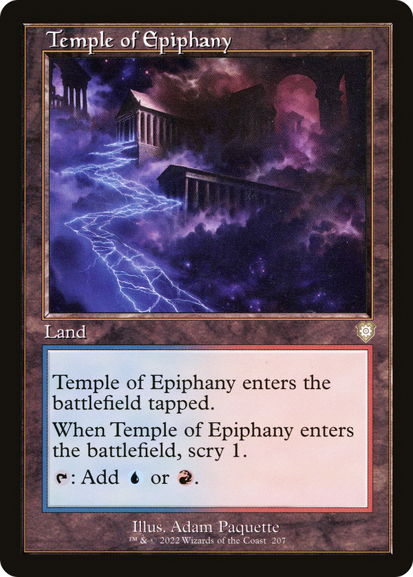 Temple of Epiphany (Retro) [The Brothers' War Commander]