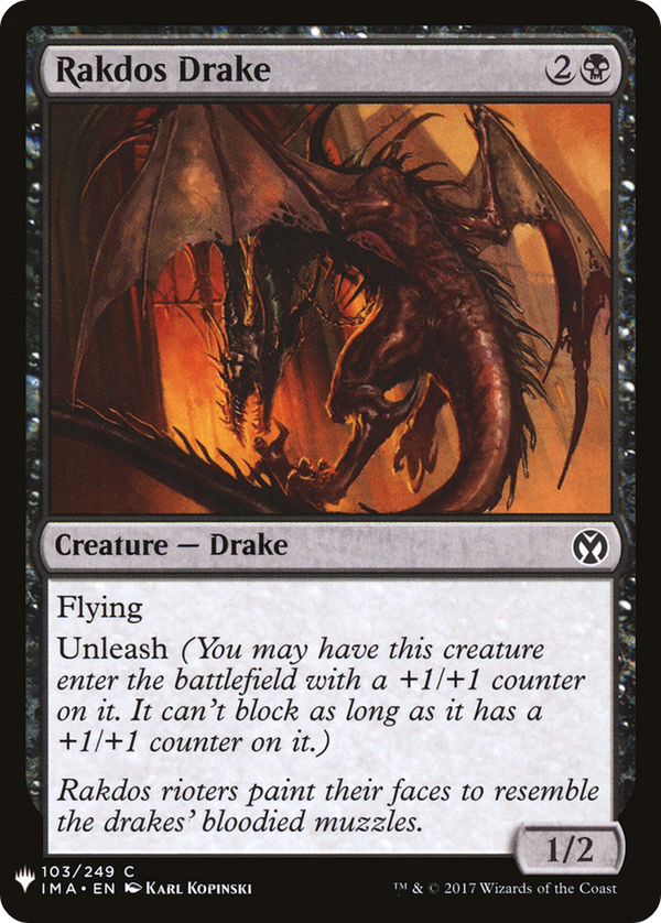 Rakdos Drake [Mystery Booster]