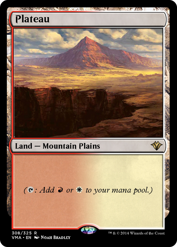 Plateau (VMA-308) - Vintage Masters Foil