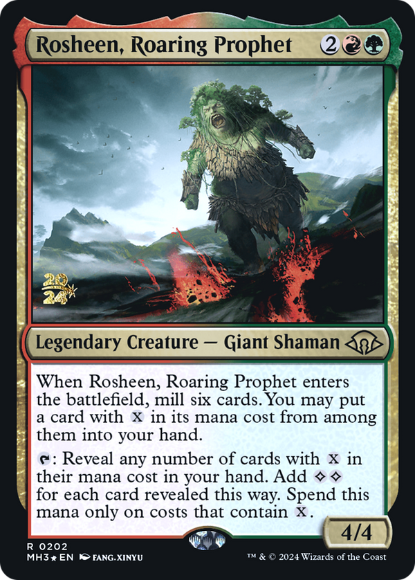 Rosheen, Roaring Prophet [Modern Horizons 3 Prerelease Promos]