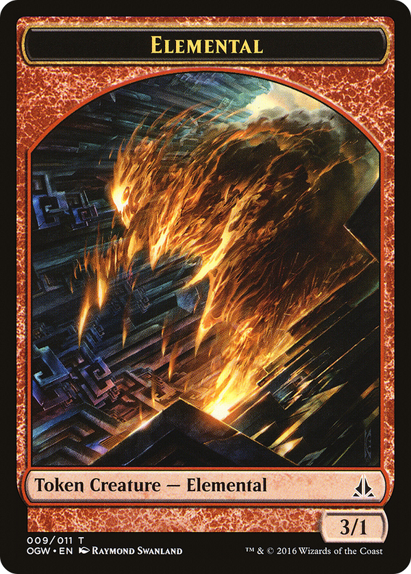 Elemental Token (009/011) [Oath of the Gatewatch Tokens]