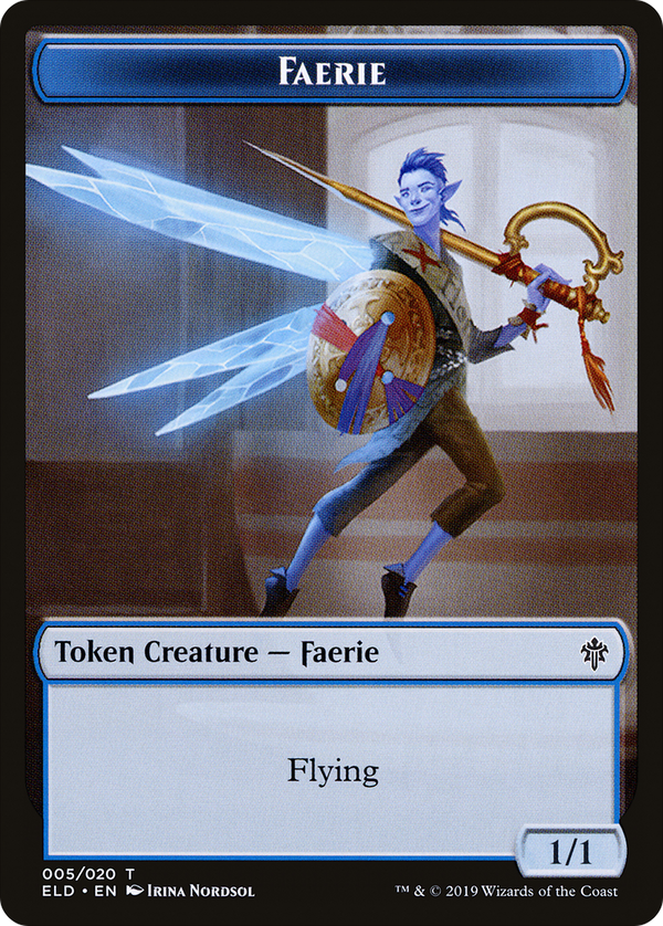 Faerie (TELD-005) - Throne of Eldraine Tokens Foil
