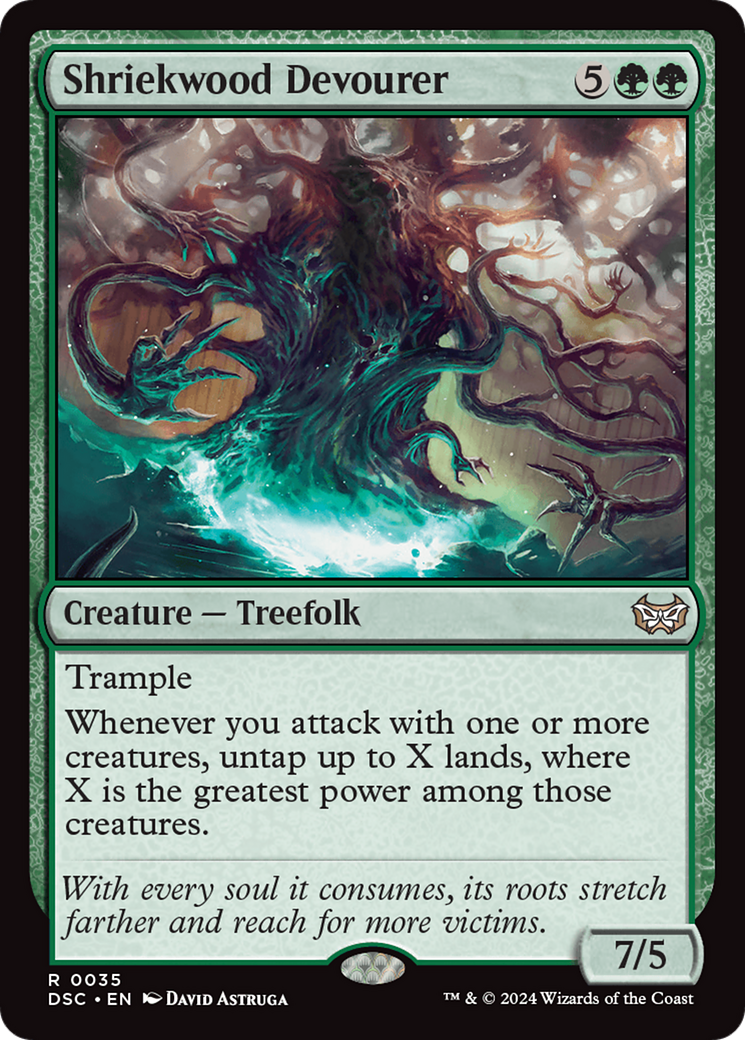 Shriekwood Devourer [Duskmourn: House of Horror Commander]