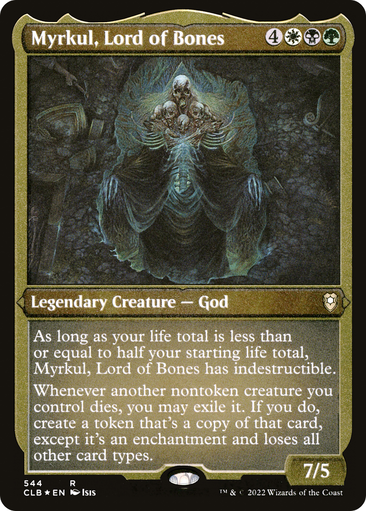 Myrkul, Lord of Bones (Foil Etched) [Commander Legends: Battle for Baldur's Gate]
