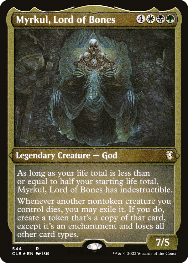 Myrkul, Lord of Bones (Foil Etched) [Commander Legends: Battle for Baldur's Gate]