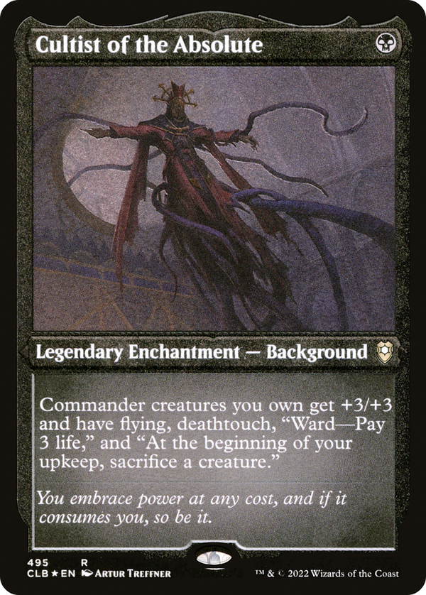 Cultist of the Absolute (Foil Etched) [Commander Legends: Battle for Baldur's Gate]