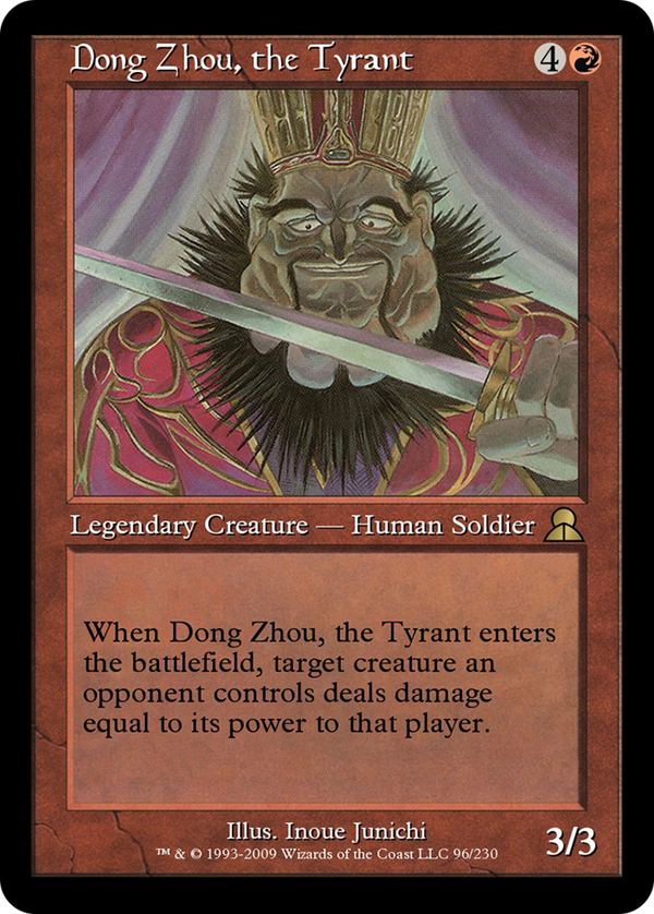 Dong Zhou, the Tyrant (ME3-096) - Masters Edition III
