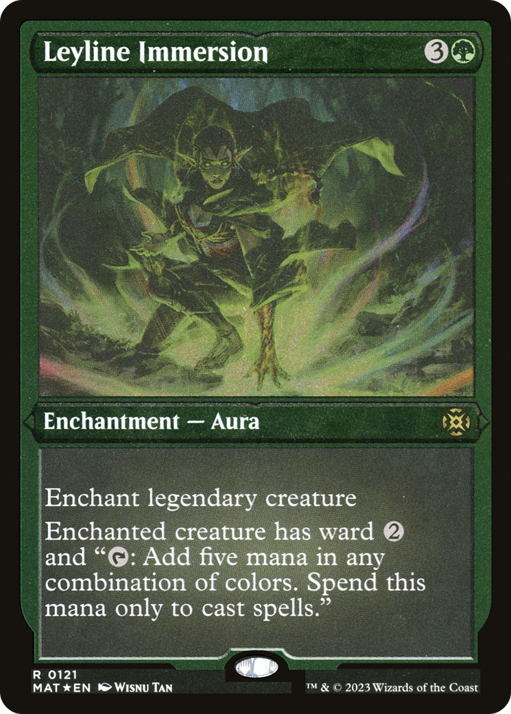 Leyline Immersion (Foil Etched) [March of the Machine: The Aftermath]
