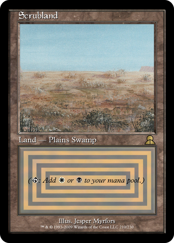 Scrubland (ME3-210) - Masters Edition III Foil