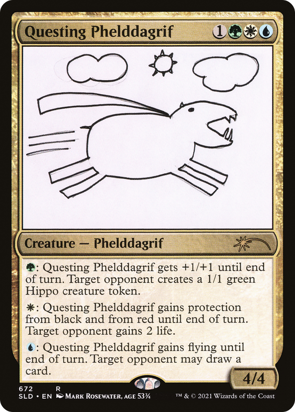 Questing Phelddagrif (672) [Secret Lair Drop Promos]