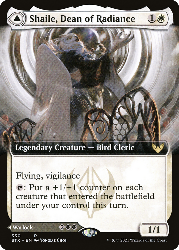 Shaile, Dean of Radiance // Embrose, Dean of Shadow (Extended Art) [Strixhaven: School of Mages]