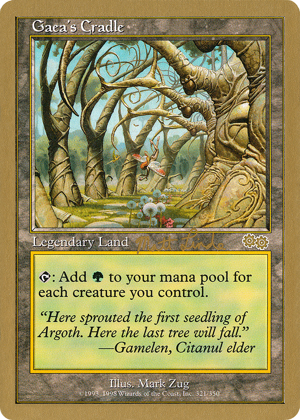Gaea's Cradle (Matt Linde) [World Championship Decks 1999]