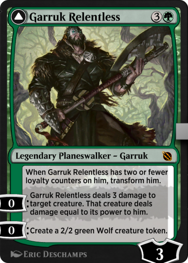 Garruk Relentless // Garruk, the Veil-Cursed (SIS-049) - Shadows of the Past