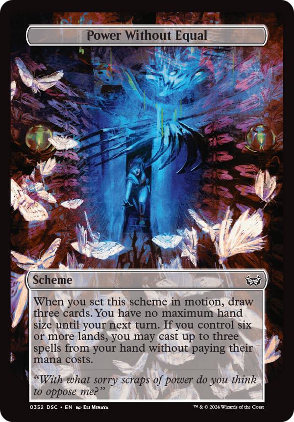 Power Without Equal (Full Art) [Duskmourn: Archenemy]