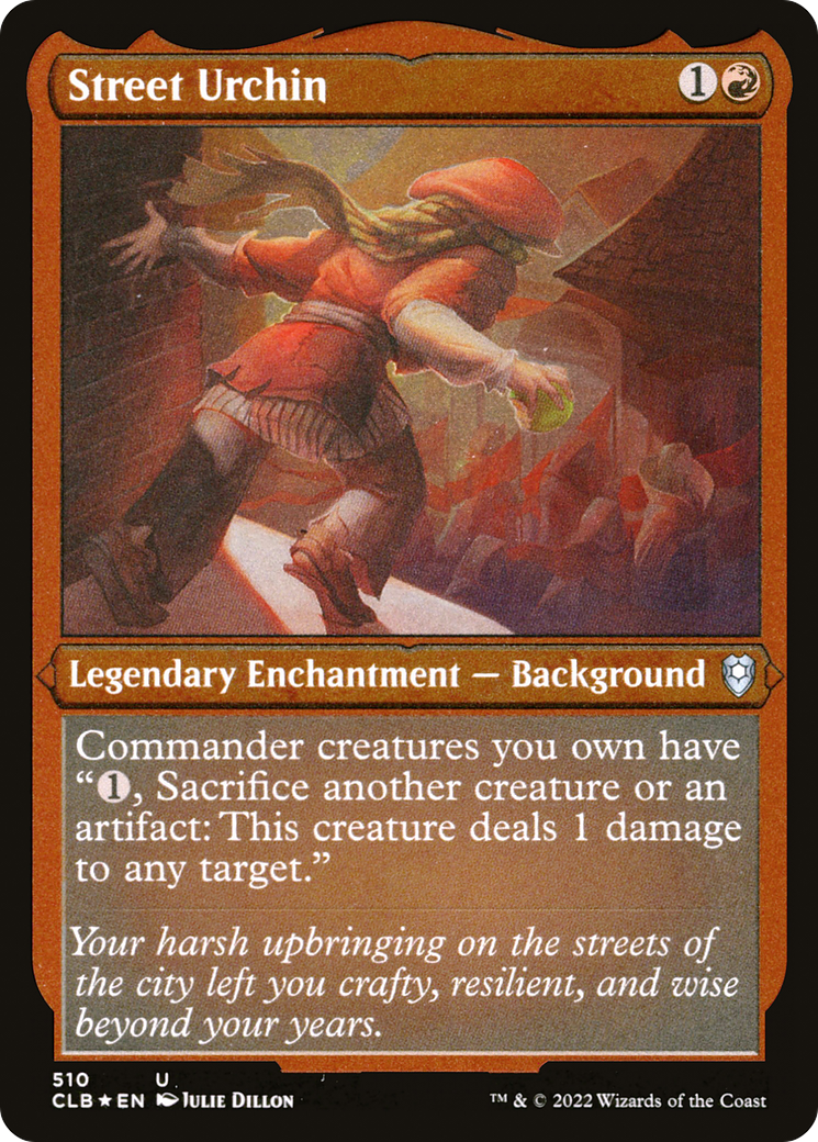 Street Urchin (Foil Etched) [Commander Legends: Battle for Baldur's Gate]