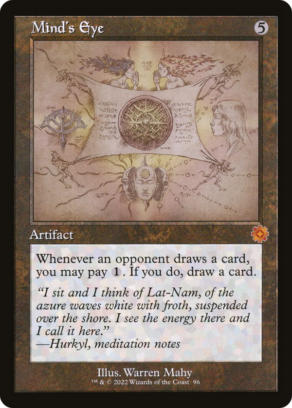 Mind's Eye (Retro Schematic) [The Brothers' War Retro Artifacts]