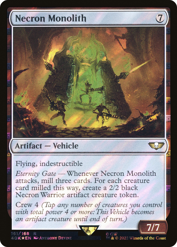 Necron Monolith (Surge Foil) [Warhammer 40,000]