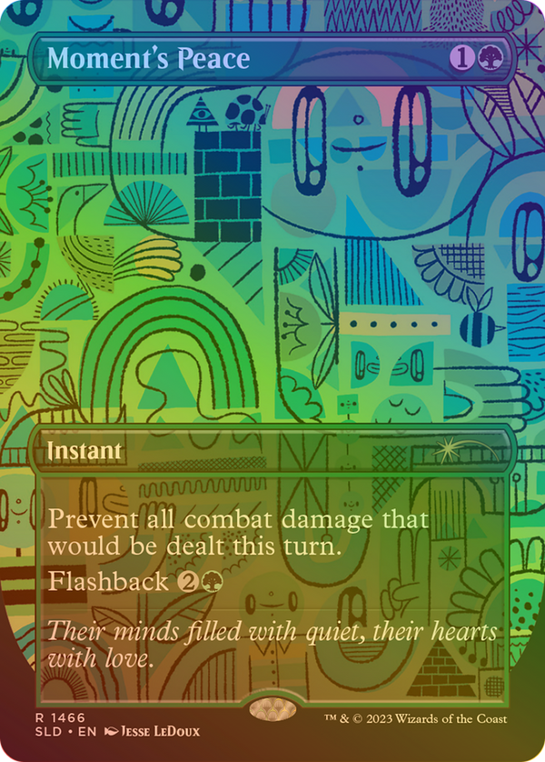 Moment's Peace (Rainbow Foil) [Secret Lair Drop Series]