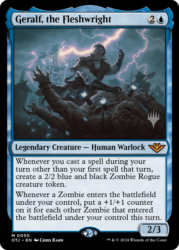 Geralf, the Fleshwright (Promo Pack) [Outlaws of Thunder Junction Promos]