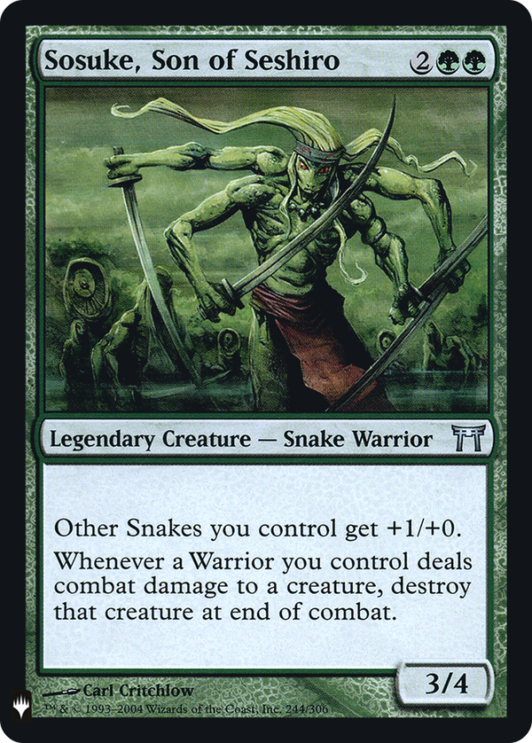 Sosuke, Son of Seshiro [Mystery Booster]