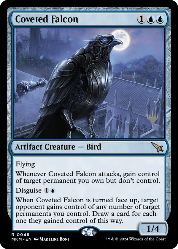 Coveted Falcon (Promo Pack) [Murders at Karlov Manor Promos]