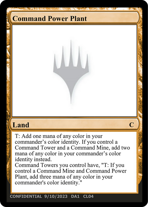 Command Power Plant (UNK-CL04) - Unknown Event