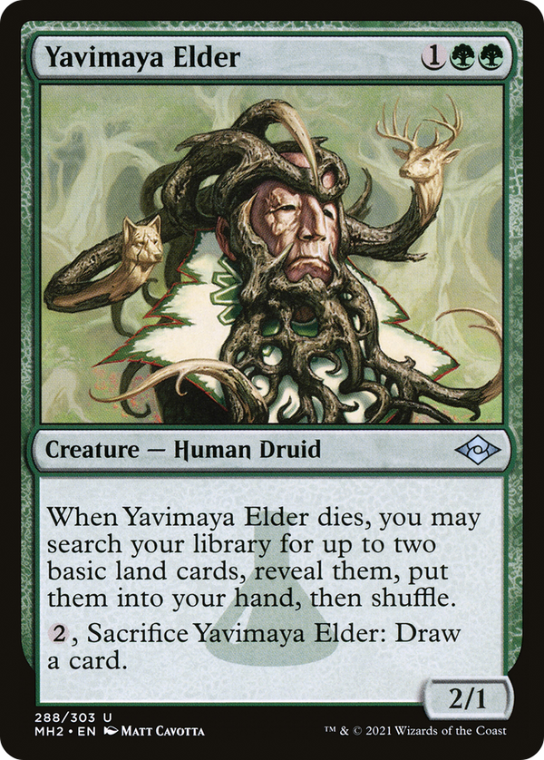 Yavimaya Elder (Foil Etched) [Modern Horizons 2]