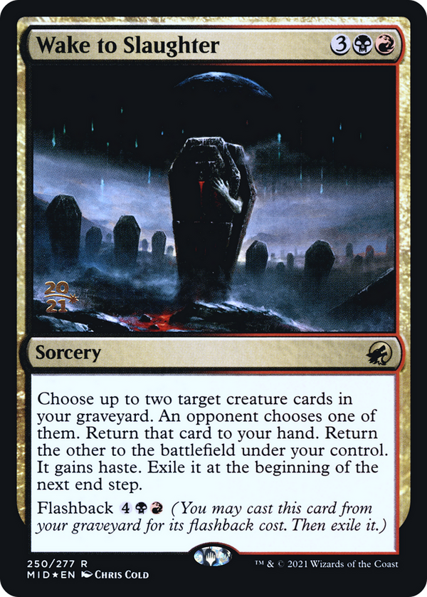 Wake to Slaughter [Innistrad: Midnight Hunt Prerelease Promos]
