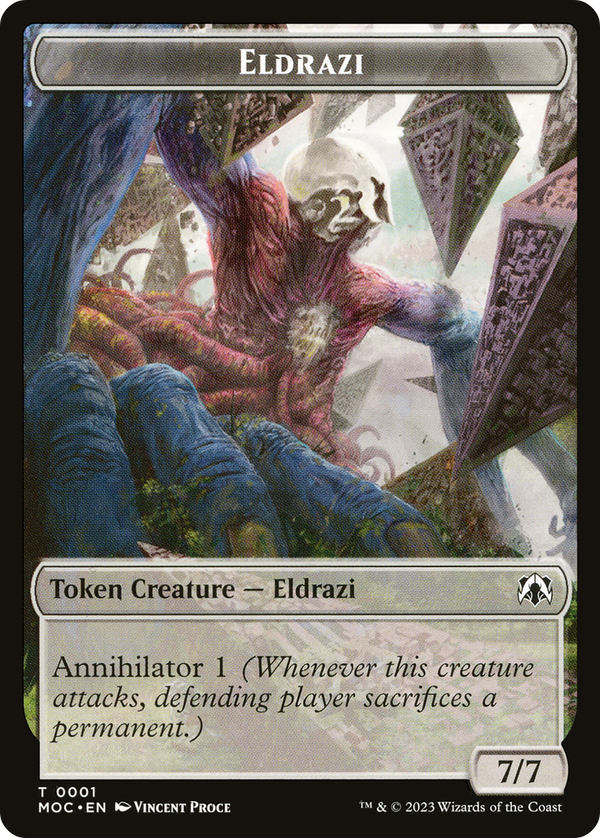 Eldrazi (TMOC-001) - March of the Machine Commander Tokens