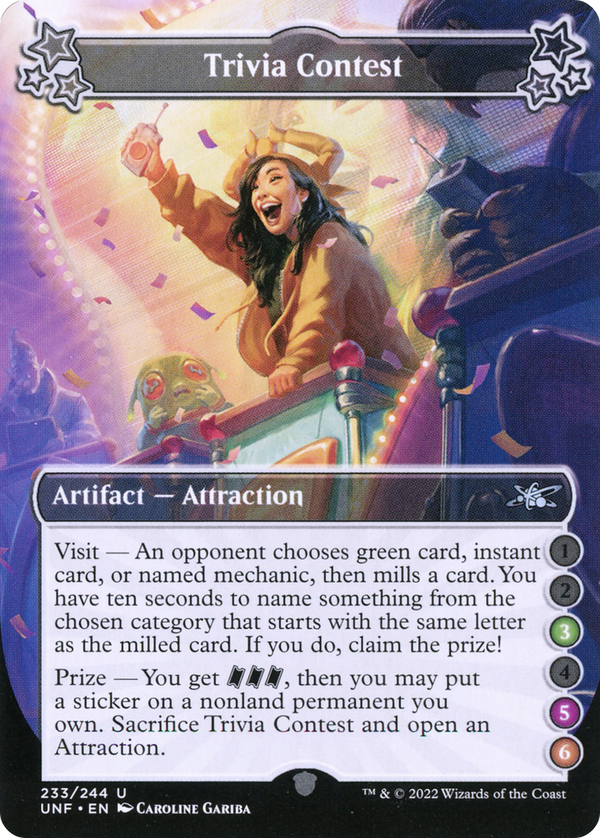 Trivia Contest (3-5-6) [Unfinity]