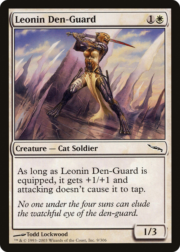 Leonin Den-Guard [Mirrodin]
