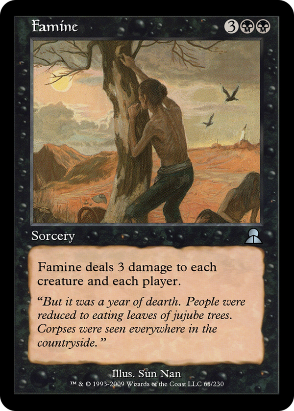 Famine (ME3-065) - Masters Edition III Foil