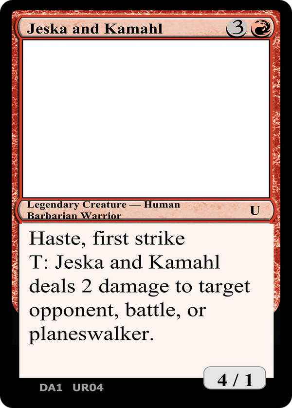 Jeska and Kamahl (UNK-UR04B) - Unknown Event