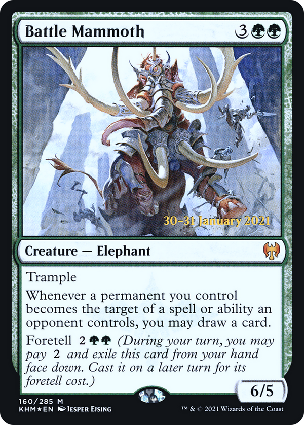 Battle Mammoth [Kaldheim Prerelease Promos]