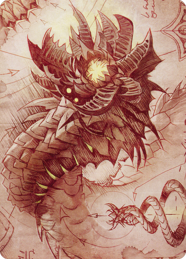 Wurmcoil Engine // Wurmcoil Engine (ABRO-081) - The Brothers' War Art Series (Borderless) Foil