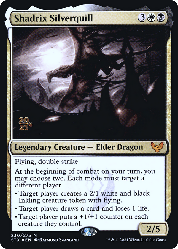 Shadrix Silverquill [Strixhaven: School of Mages Prerelease Promos]