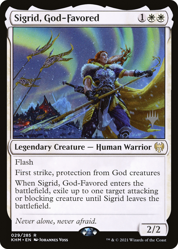 Sigrid, God-Favored (Promo Pack) [Kaldheim Promos]