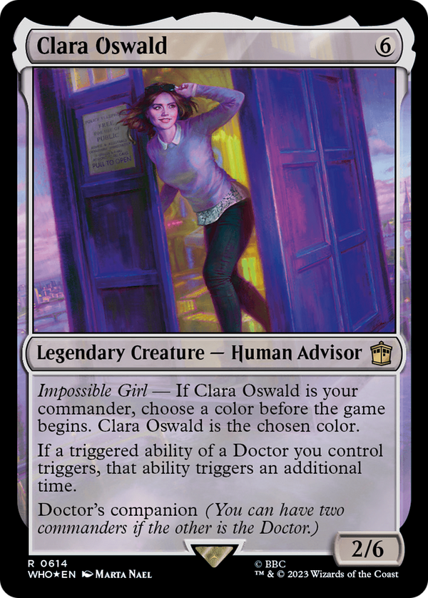 Clara Oswald (Surge Foil) [Doctor Who]
