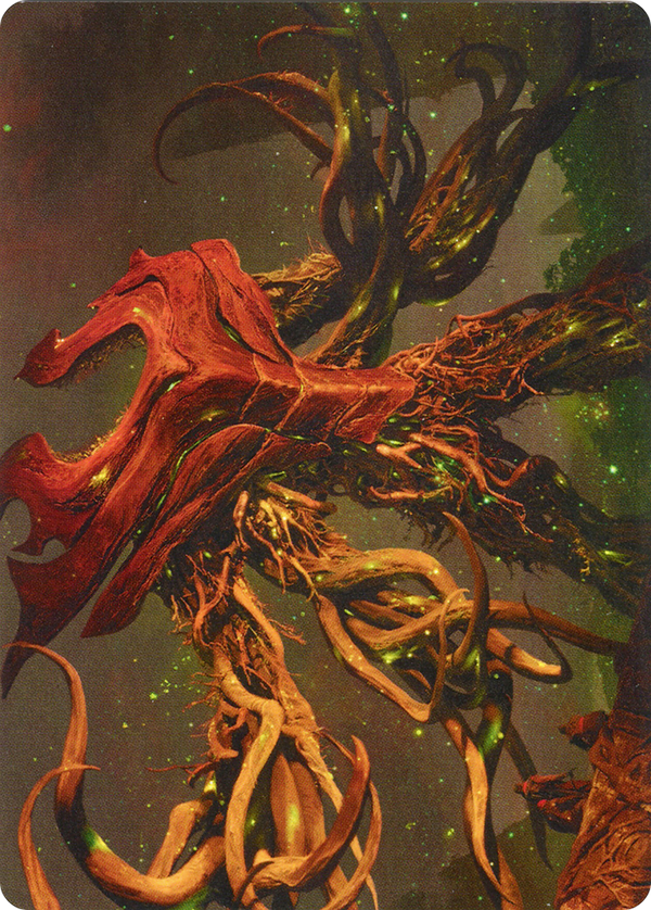 Ashaya, Soul of the Wild // Ashaya, Soul of the Wild (AZNR-069) - Zendikar Rising Art Series (Borderless)