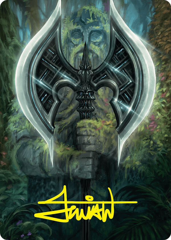 Leyline Axe // Leyline Axe (AFDN-049) - Foundations Art Series (Borderless) Foil