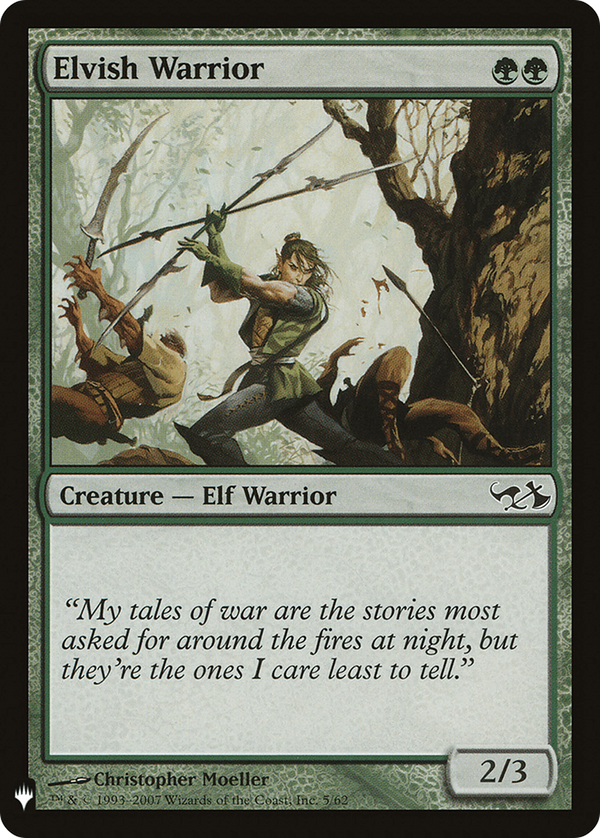 Elvish Warrior [Mystery Booster]