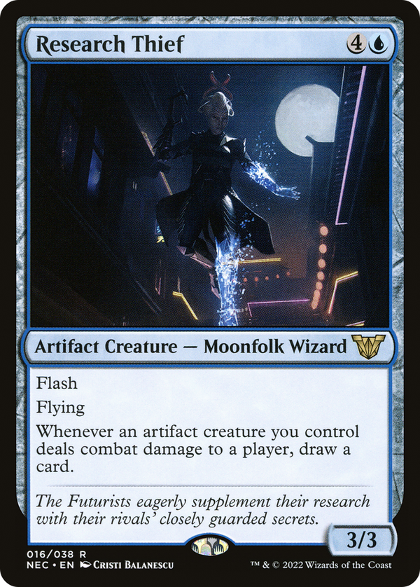 Research Thief [Kamigawa: Neon Dynasty Commander]