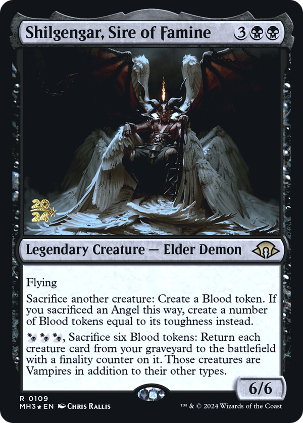 Shilgengar, Sire of Famine [Modern Horizons 3 Prerelease Promos]