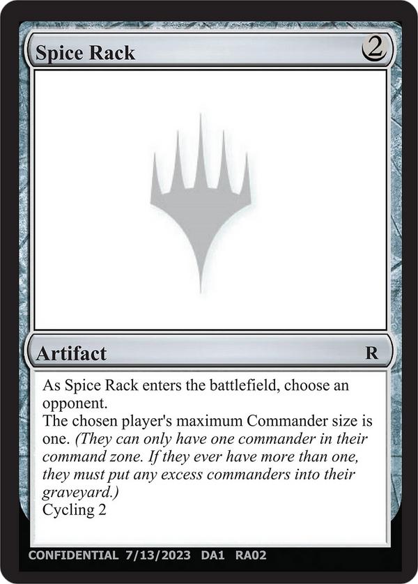 Spice Rack (UNK-RA02D) - Unknown Event