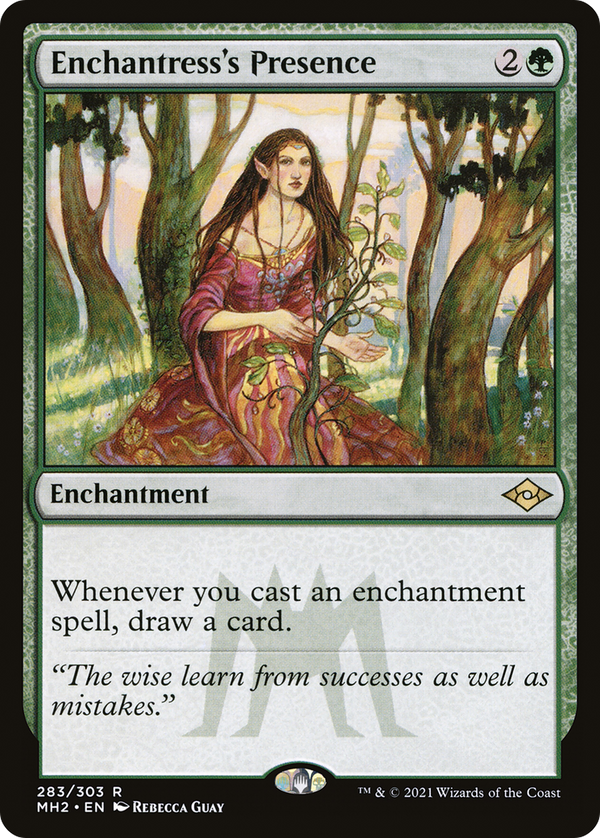 Enchantress's Presence (MH2-283) - Modern Horizons 2 Etched Foil